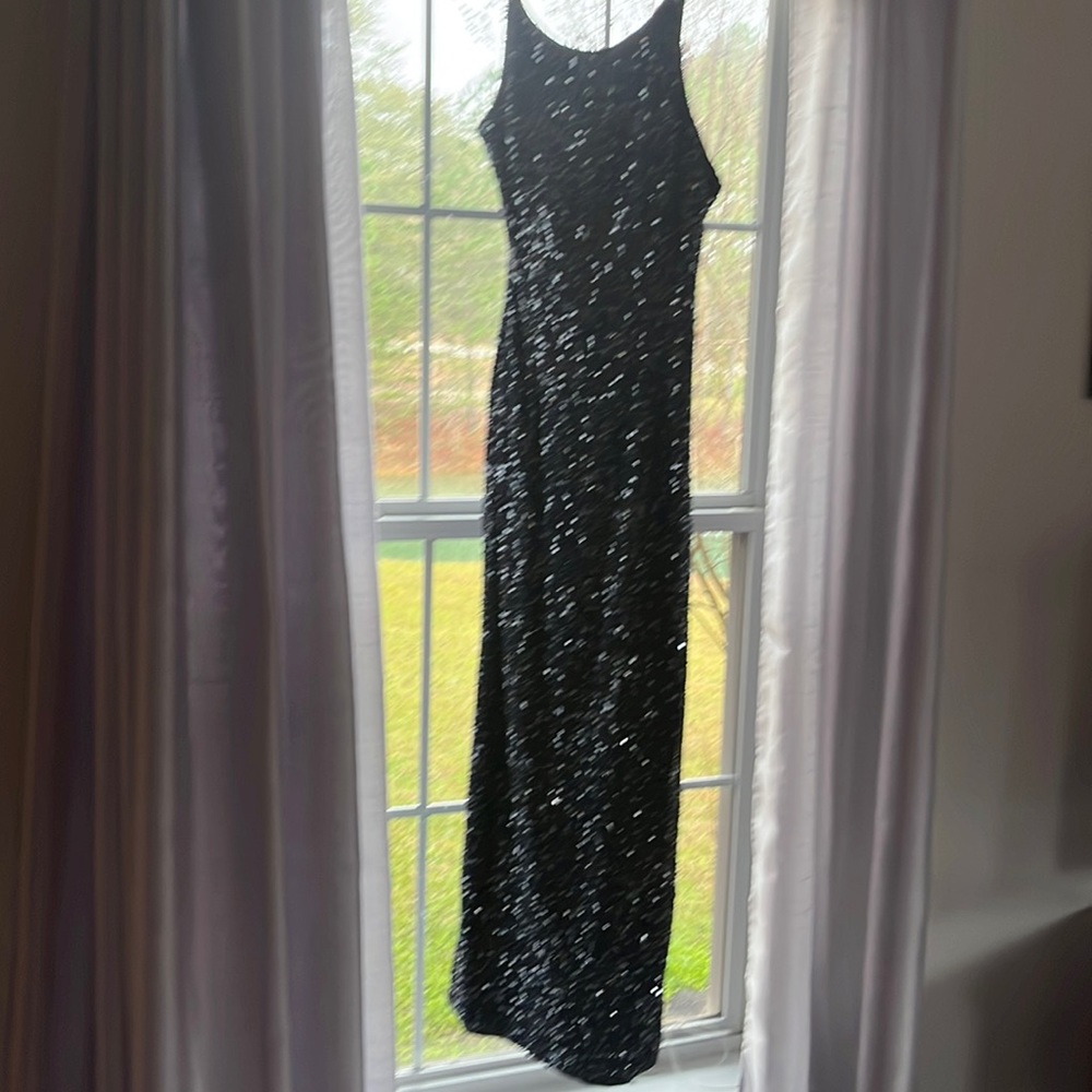 Beautiful formal dark blue sequin